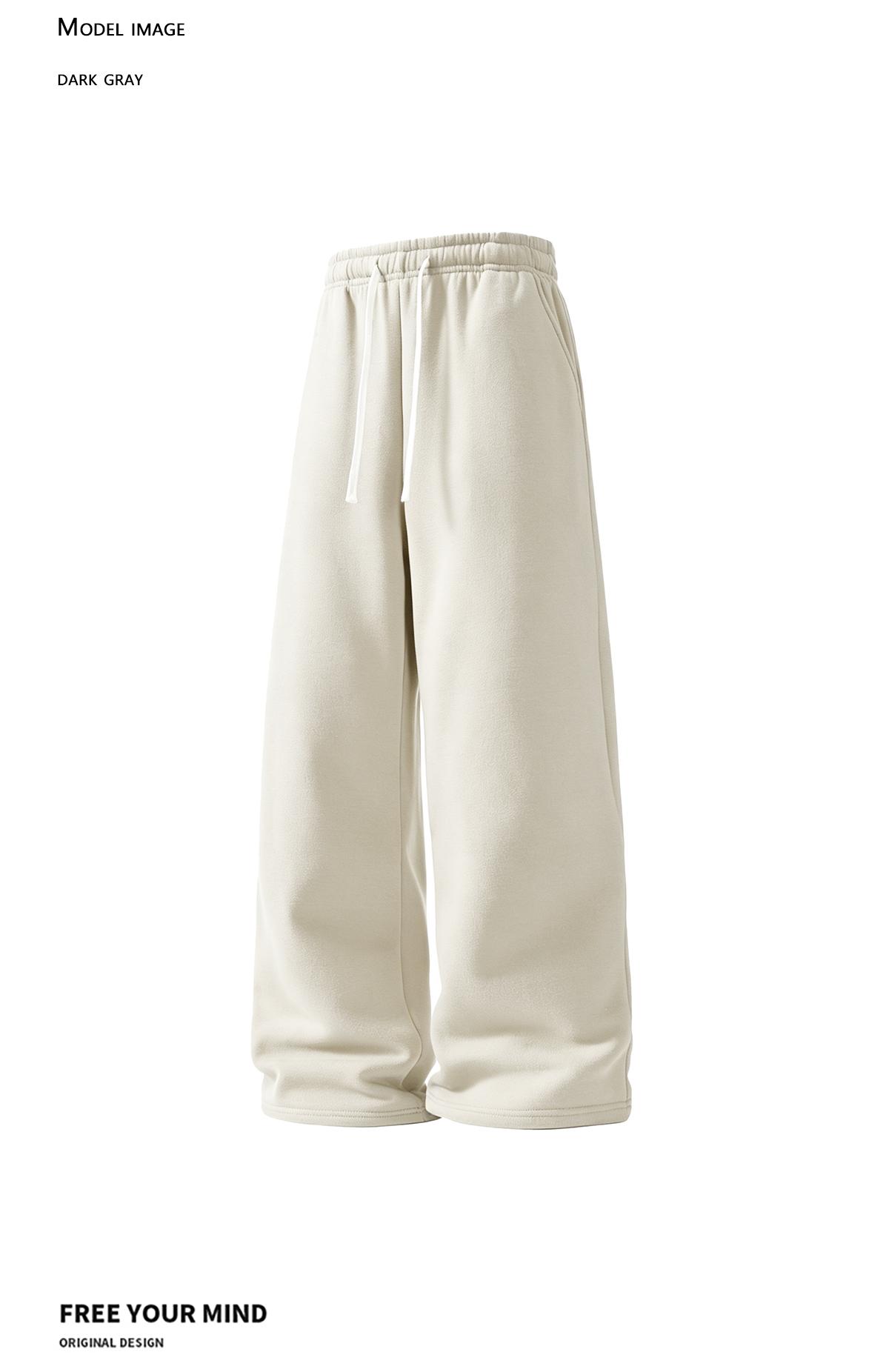 2-pack men’s long pants, men’s casual long pants, men’s loose straight sweatpants.Elastic waistband with drawstring design that doesn’t dig into the waist, loose straight cut, versatile and flattering for all body types.Available in multiple colors, simpl