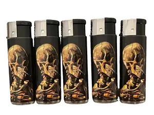 Skeleton Art Design Pocket Lighter