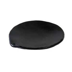 Authentic Chamba Comal - Black Clay Concave Griddle for Heating Tortillas and Roasting Veggies  - Stovetop & Oven Safe – Handmade in Colombia