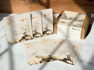 Classic Tea Pouch - Honey Scented Black Tea| Q-Tea Daily Brew | Instant Hot Tea Infusion | Gourmet Loose Leaf Bag |