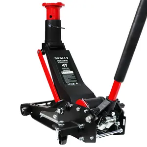with detachable lifting tray 4 Ton Low Profile Racing Floor Jack, Dual Pump Fast Lift Alloy Steel 4 Ton Floor Jack for Car, SUV and Truck, 100mm–680mm (4"–26.8") Lift Range Heavy Duty Car Jack Hydraulic