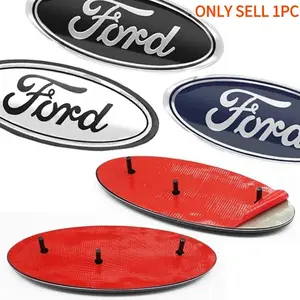 Car Front Grille Emblem Sticker, Car Truck Decal, Car Decals, 22.5x9cm Rear Trunk Decal Replacement Accessory for Ford F150 F250 Edge Escape Transit Fusion, Car Stickers