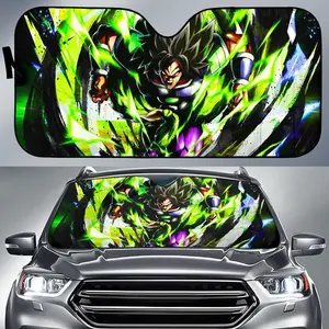 Dragon Ball Super Broly Anime Auto Car Sun Shade