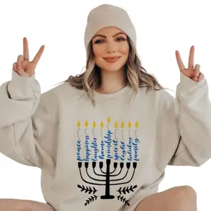 Hanukkah Christmas Tshirt, Sweatshirt, Hoodie, Hanukkah Women Sweat, Hanukkah Christmas, Family Hanukkah, Jewish Family,Kids Hanukkah,Jewish Christmas Sweat