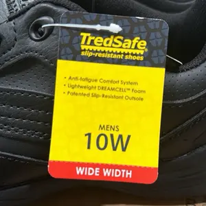 TredSafe Unisex Shoe 10W Wide Width Anti-Fatigue Comfort System Lightweight DREAMCELL Foam Patented Slip-Resistant Outsole