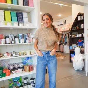 Tan Cable Knit Sweater