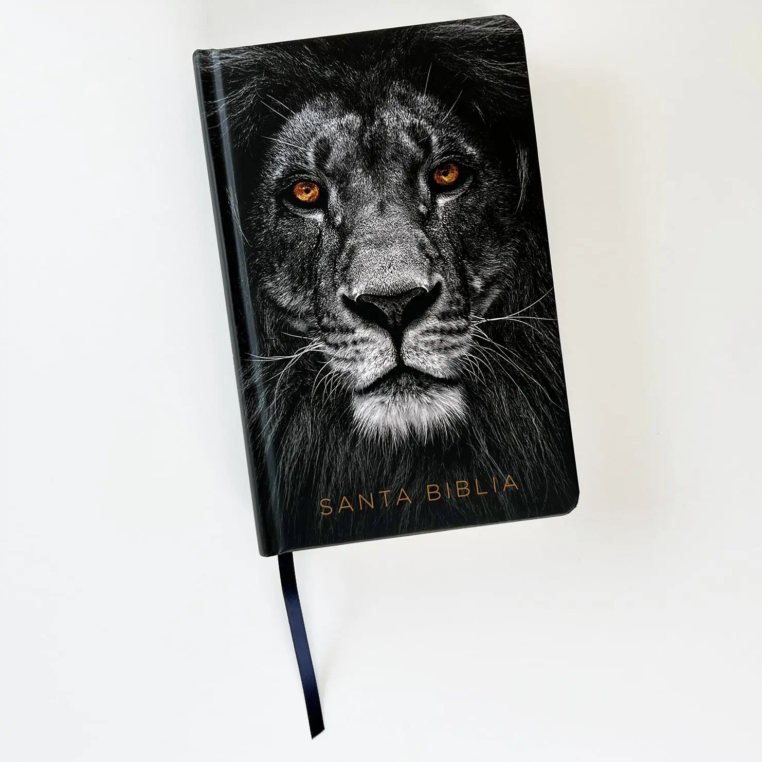 Biblia RVR 1960 letra grande tamaño manual, tapa dura León de Juda con índice / Spanish Bible RVR 1960 Handy Size Large Print Hardcover Lion of Judah with In (Spanish Edition)