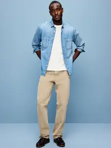 Old Navy Men's Structured Straight Non-Stretch Jeans
