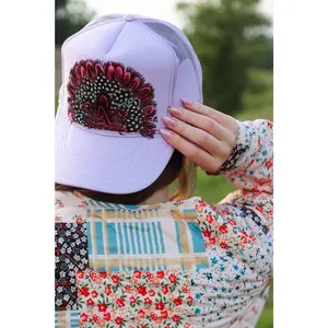 Feather Trucker Hats