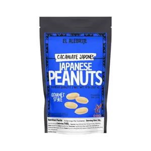 El Alebrije - Japanese Peanuts  8 Oz (227 g) Cacahuate Japones -  Premium Quality , Gourmet Style Delicious & Crunchy Snack