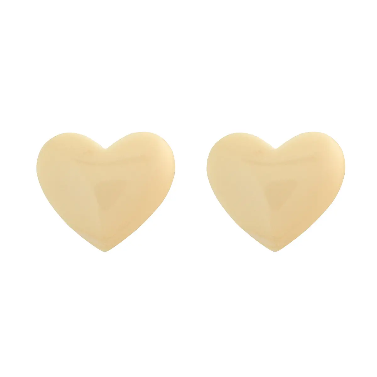 Ivory Heart Studs