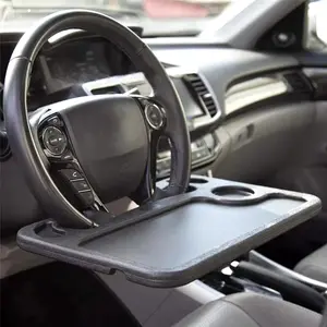 Portable Car Laptop Computer Desk Mount Stand Eat Work Car Steering Wheel Dining Table BracketDrink Food Coffee Tray Board