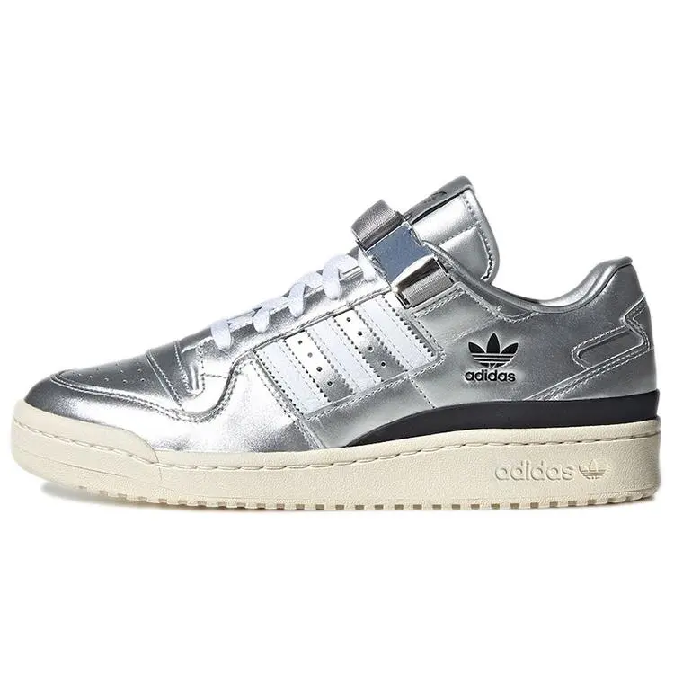 Men's Adidas Atmos Forum Low 'Silver Metallic' Casual Sneaker - Stylish Footwear, Comfortable Trainer Shoe, Athletic, Closed