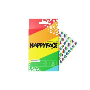 Rainbow Stars + Hearts Pimple Patches, Acne Spot Dots, Pride Party Pack 36 Count, Hydrocolloid, All Skin Types, Skincare