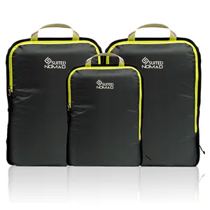 SUITEDNOMAD Compression Packing Cubes Set,Ultralight Travel Organizer Bags