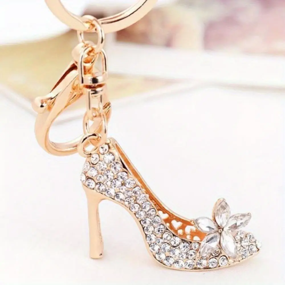 High Heel Design Keychain, Creative Keychain for Car Key, Bag Charm, Fashion Accessories for Women & Girls, Birthday Gift