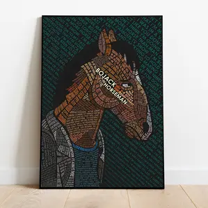 BoJack HorsemanPOSTER UNFRAMED, Wall Art & Home Decor, Animated TV SeriesPOSTER UNFRAMED Gift