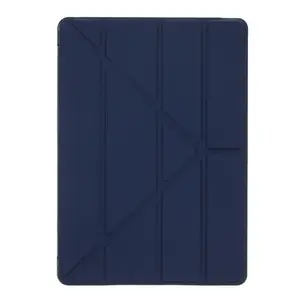 360 Stand Tech Theory TTIPADA2BLU Foldable Trifold Tablet Cover, Dark Blue Tablet Accessories for iPad Air 2, Protection