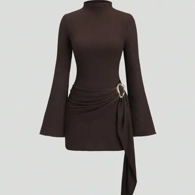 long sleeve garden dress Garden Of Dusk Mesh Dress, Cream Small