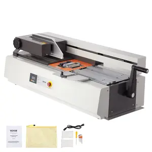 fathersdaygift VEVOR Thermal Binding Machine, 400 Sheets Capacity Hot Glue Binding Machine, Thermal Book Binder 40mm Binding Thickness A3(Short Edge)/A4/A5 Document