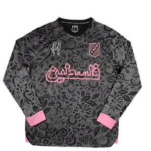 “Thawb & Thunder” Floral Long Sleeve – Palestine Edition