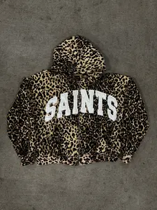 Cheetah Print “SAINTS” Hoodie