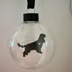 Cocker Spaniel Silhouette Floating ornament