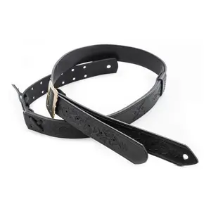RightOn Legend BM Bohemian Guitar Strap (Black) *USA Small Business*