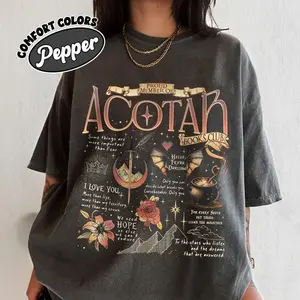 Acotar Quotes s Shirt, Proud Member Of ACOTAR Books Club Shirts, The Night Court T Shirt, SJM Inspire Bookish Gift