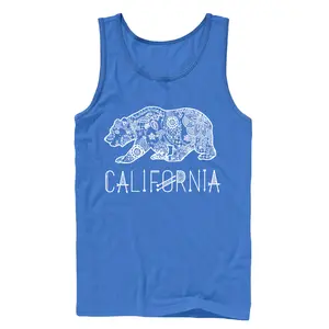 Men's Lost Gods California Henna Bear Tank Top