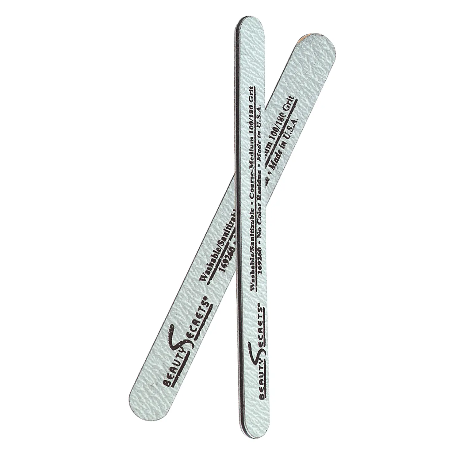 Beauty Secrets Zebra Cushion Nail File Medium/Coarse 180/100 Grit