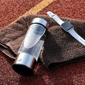 USB Rechargeable Hydrogen Water Bottle - High Capacity Drinkware for Hydration and Refreshment Tumbler Cup