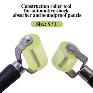 Car Soundproof Wheel Tire Patching Compaction Roller Wheel Automobile Audio Sound Insulation Cotton Roller Pushing Wheel Tool