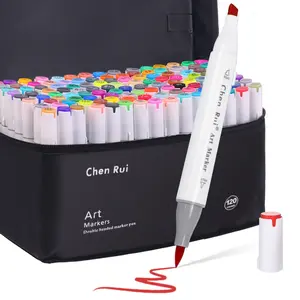 48/60/80/120/168 Colors Alcohol Markers Set,With Bleeding-Proof Drawing Mat, Brush&ChiselDual Tips Art Markers for Coloring,Sketching,Card Making and DIY Patinting-for Adults and Students -Refillable Coloring Book Markers Art Pen Marker