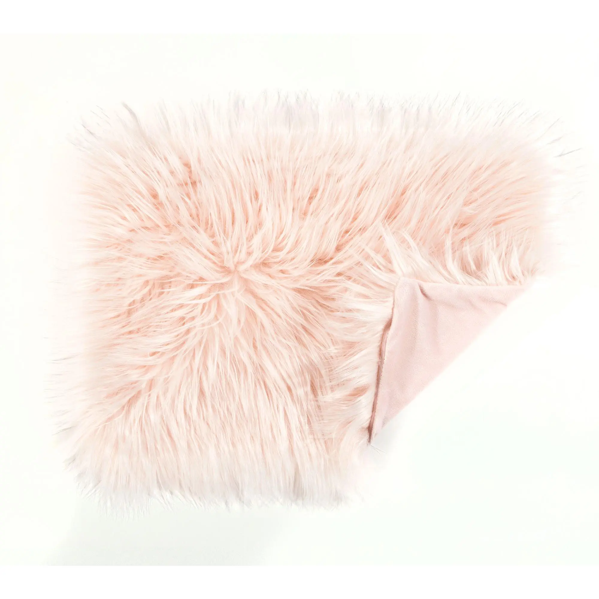 Mongolian Luca Faux Fur 13"x20" Cover by Lush D ecor