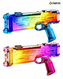 Avloron Electric Water Gun with LED Lights & Music – Rechargeable Automatic Water Blaster for Kids & Adults