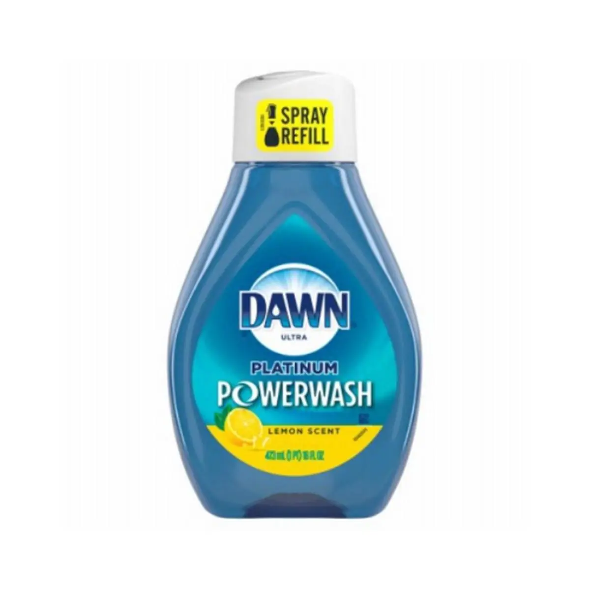 212 MAIN Lemon Liquid Dish Detergent Spray - 16oz (1.15 lbs) Dish Soap, Home Cleaning Products, Indoor Kitchen Cleaning Supplies, Spray Refill Compatible, Indoors