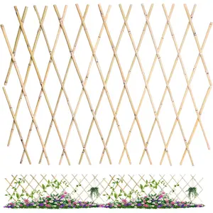 48x72 Inch Expandable  Trellis, Garden Lattice Fence, Expandable Fence for Climbing , Vines & Ivy,Pet &  Barrier(Pack of 1)