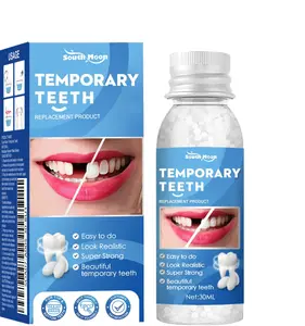 Moldable Dental Gel DenturesTemporary Fillings Cavities and Teeth FillingsTemporary Tooth Filling Denture Kit Oral false tooth fake mouldable denture broken teeth replacement denture kit filling denture