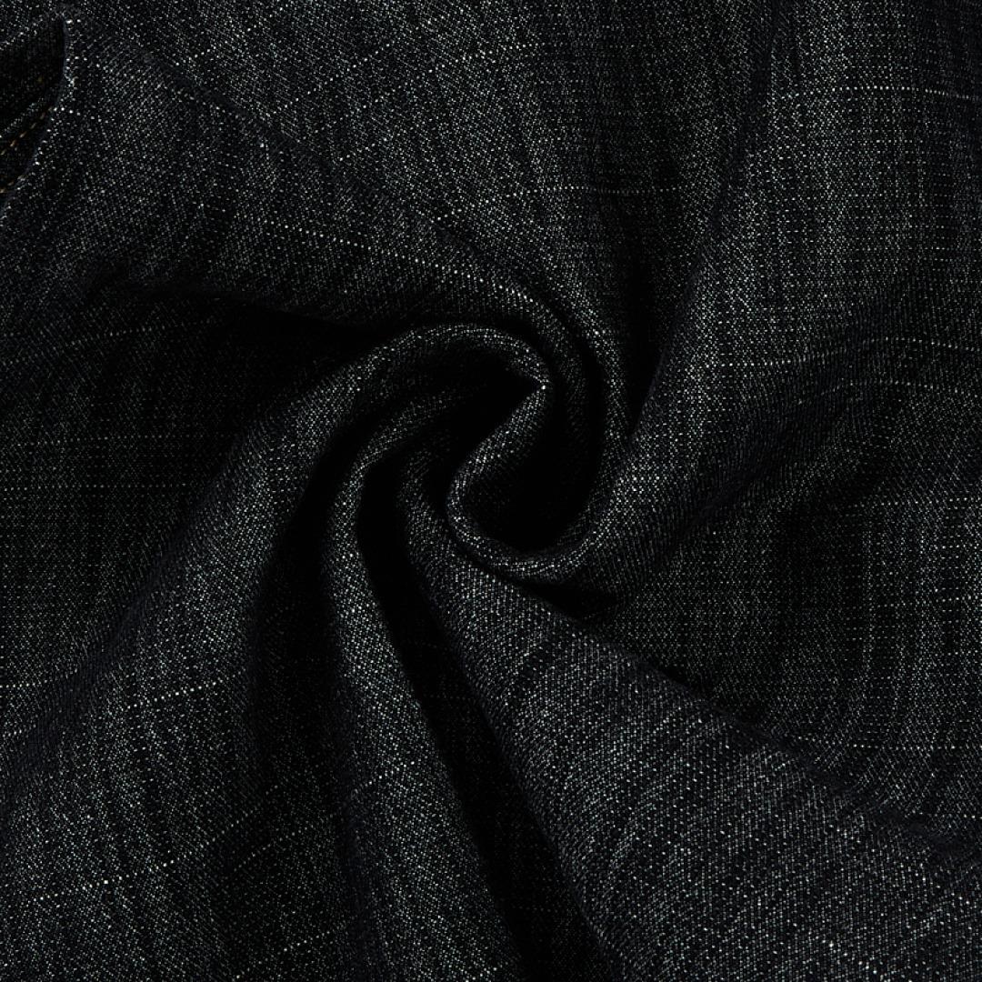 Inflation-themed men’s workwear baggy carpenter jeans | dark wash wide-leg streetwear denim