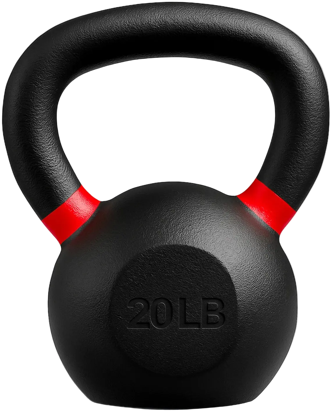 French Fitness Cast Iron Kettlebell - 20 lbs (New), Kettlebells Set for Trainers & Home Gyms, Strength Training Equipment for Muscle Building & Flat Tummy Workouts