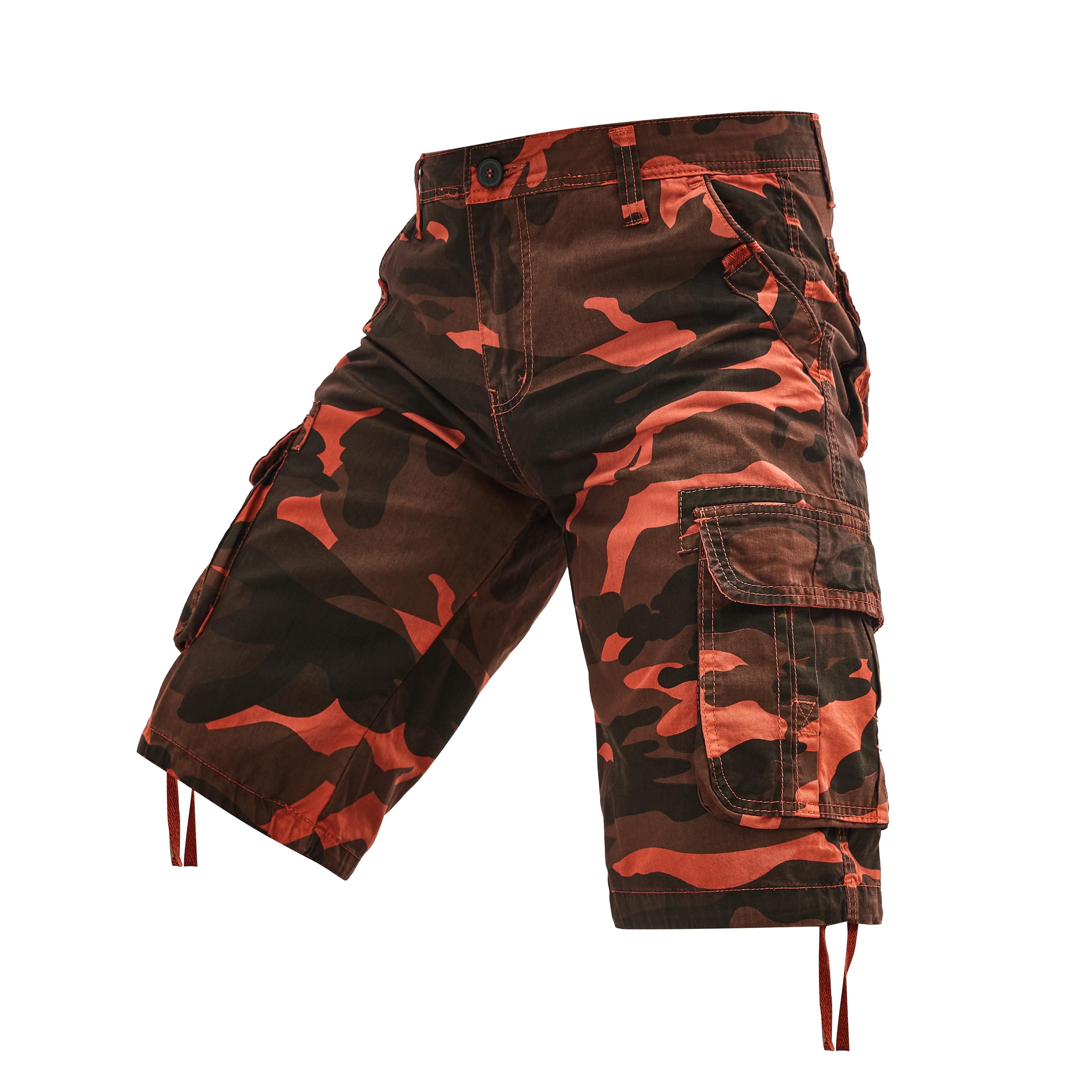 Men's Camo Cargo Shorts Multi-Pocket Lightweight Wear-Resistant Fashion Work for Hiking Camping Climbing Working Daily Casual Streetwear Durable Flexible Comfortable
