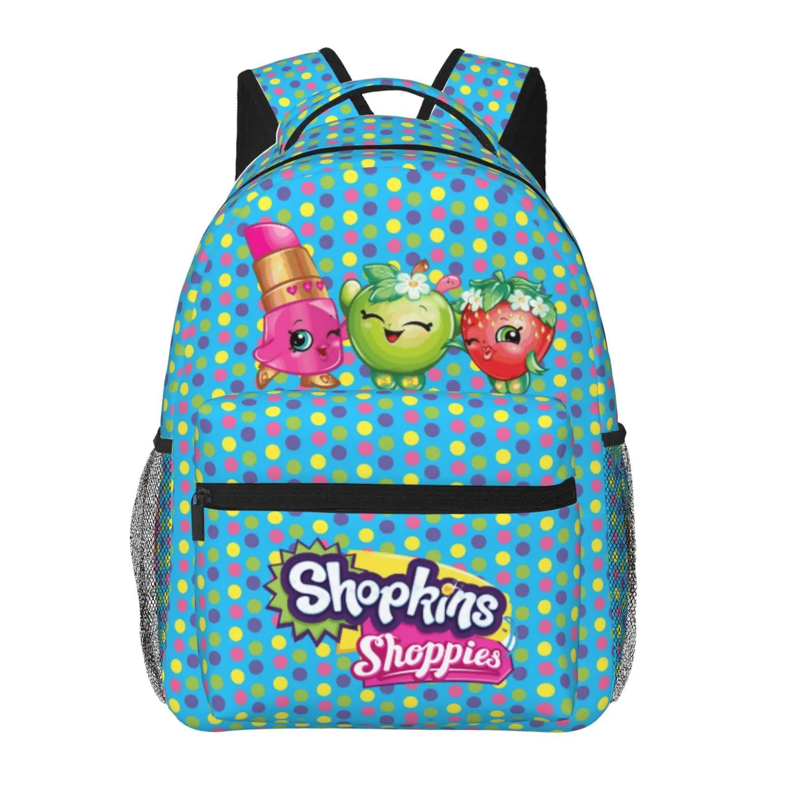 Shopkins Large Capacity Student Backpack Shopkins cartoon Organized Daypack  Shopkins Shoppies Versatile Bag for School, Weekend Trips, Sleepovers & Hiking