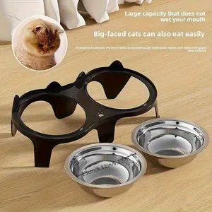 Stainless Steel Bowl for Cats, Designed for Food And Water, Is Stable And Prevents Spills, Making It a Great Pet Supply for Feeding Cats And Dogs