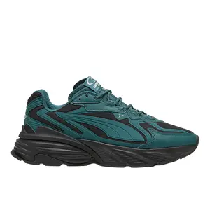 PUMA Mens Fade Nitro Ripstop Lace Up Sneakers Shoes Casual - Green