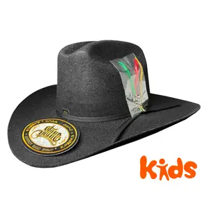 Tallas Chicas Sombrero Nino Estilo Sinaloa Cowboy Hat - Stone Chaparral Estilo Panter