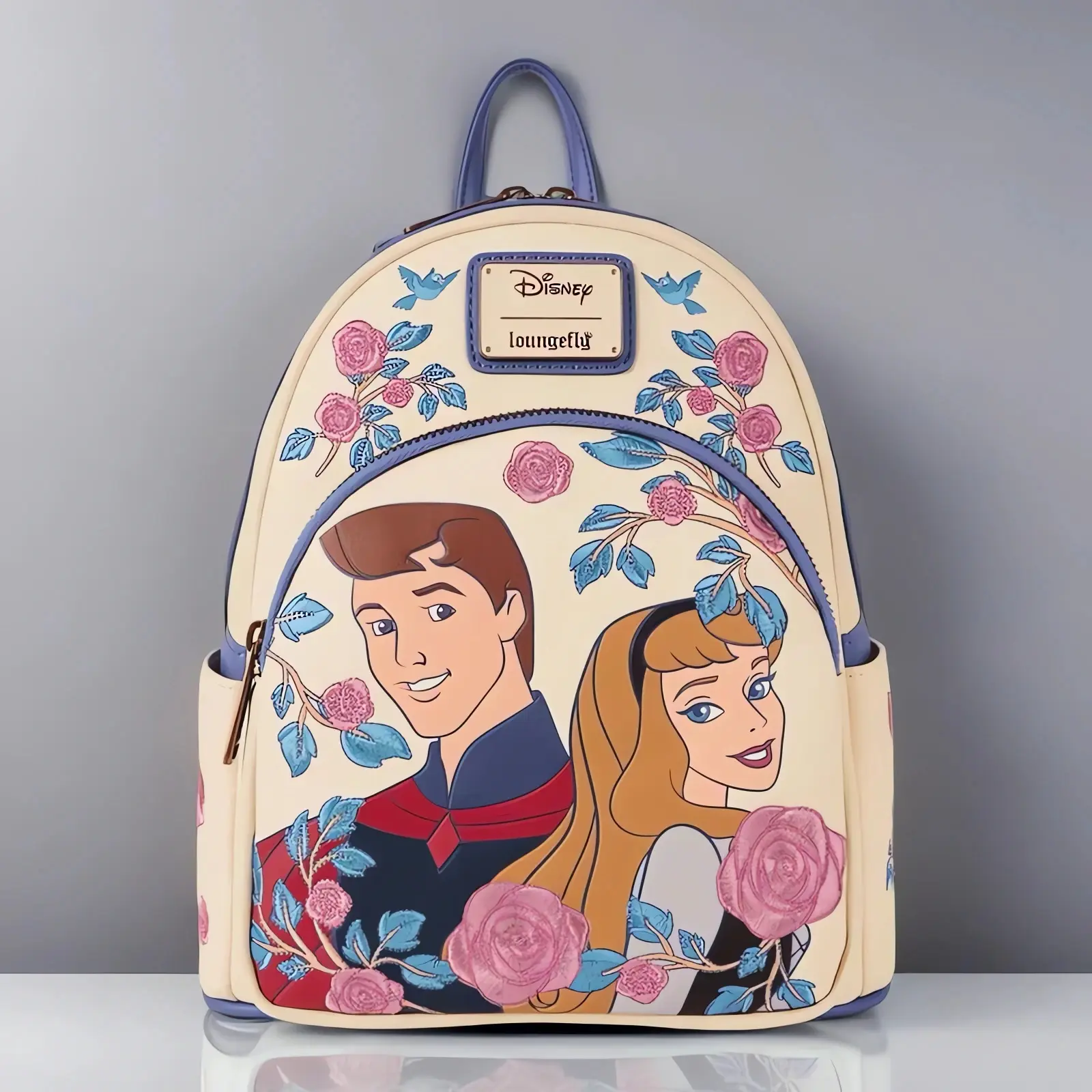 Disney x LF collaboration Sleeping Beauty peripheral Aurora Princess Philip mini backpack