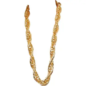 Arsimus 40-Inch Heavy Gold Dookie Chain for 80s and 90s Rapper Costume