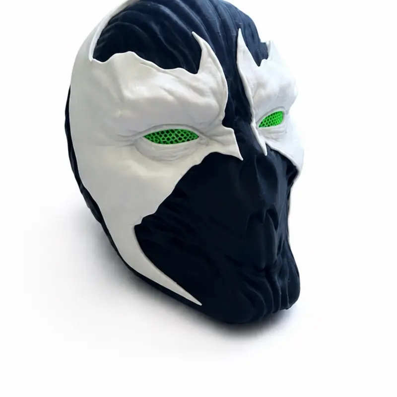 HellSpawn Collectors Mask | 2 piece Magnetic Display Set | Fits 24” Heads