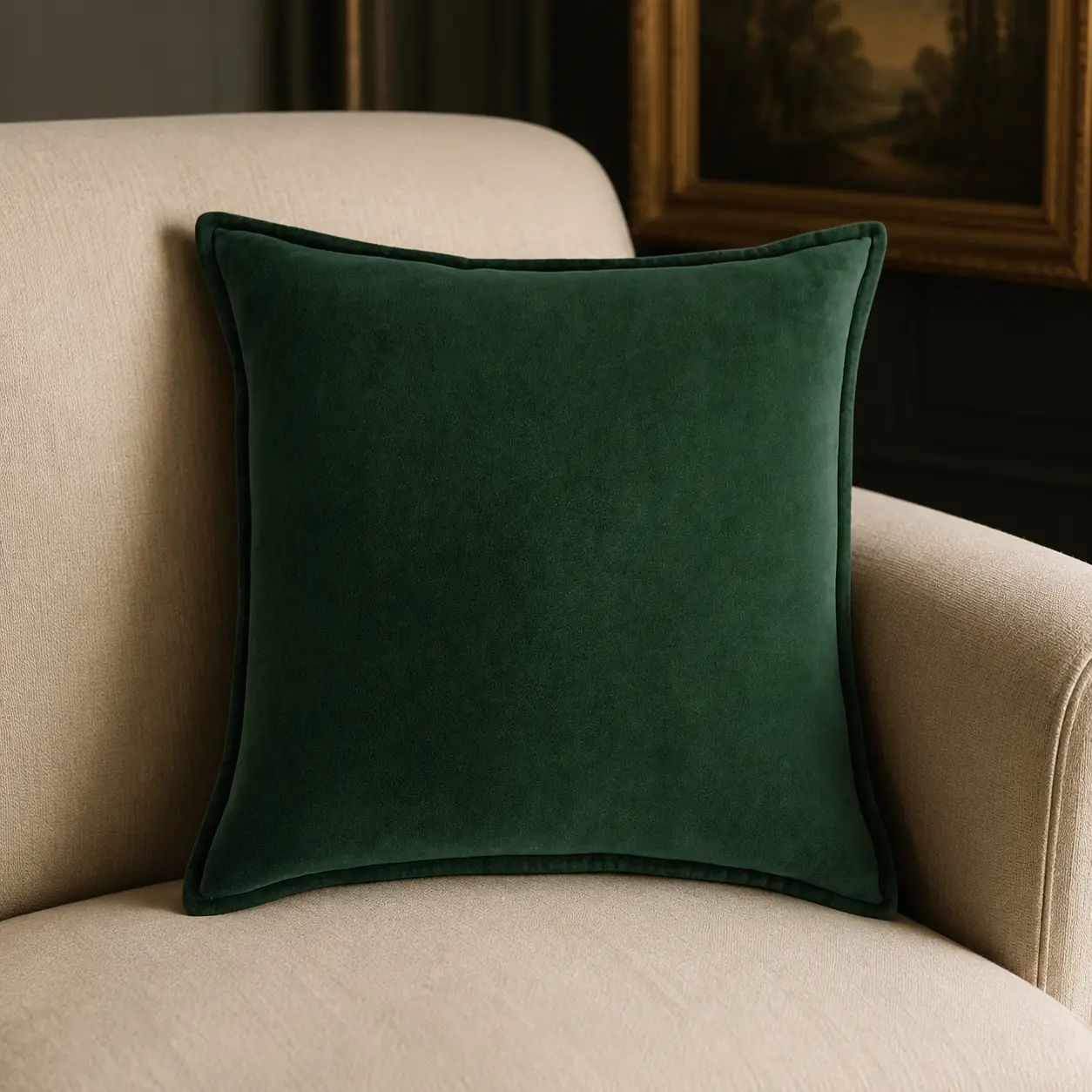 Plush Velvet Decorative Throw Pillow